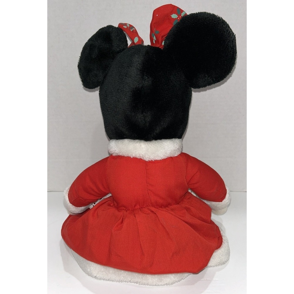 Applause Walt Disney Company Minnie Mouse Plush Mrs Claus Christmas Vintage - Picture 5 of 11